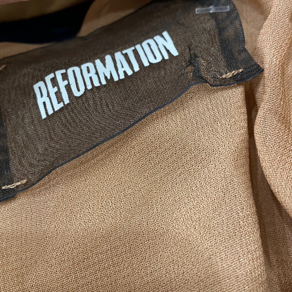 Reformation Darcy Dress in Buff - Picture 4 of 6